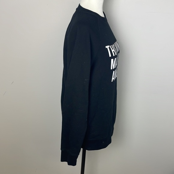 Brunette The Label “This Wine Is Making Me Awesome" Crew - Black Sz S/M - Picture 4 of 6